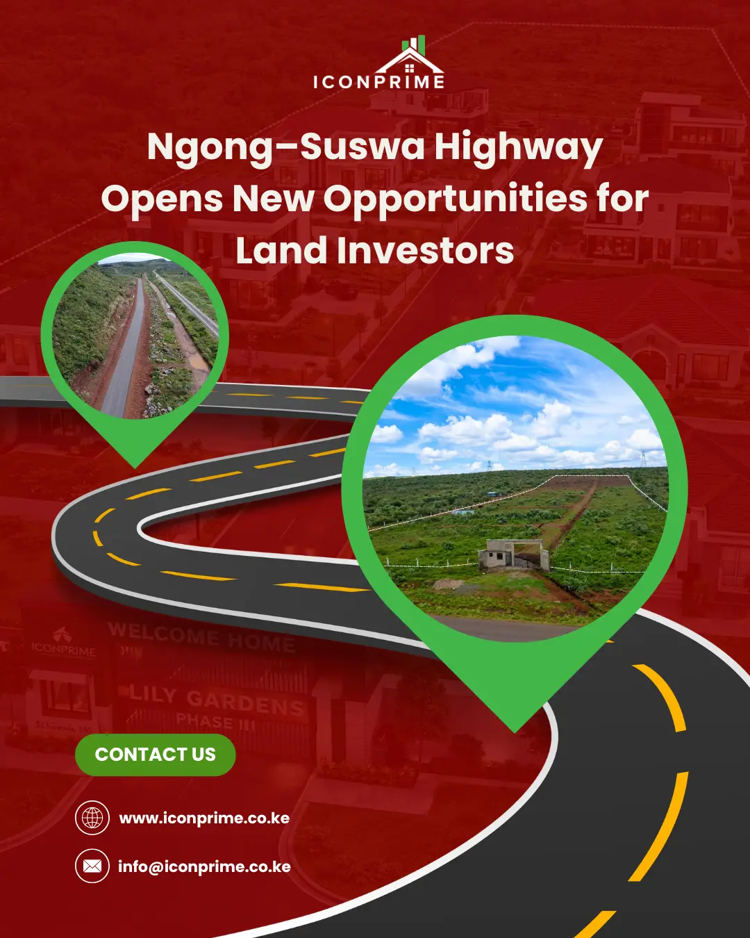Lily Gardens Phase 3 Ngong land plots with convenient access via Ngong–Suswa Highway
